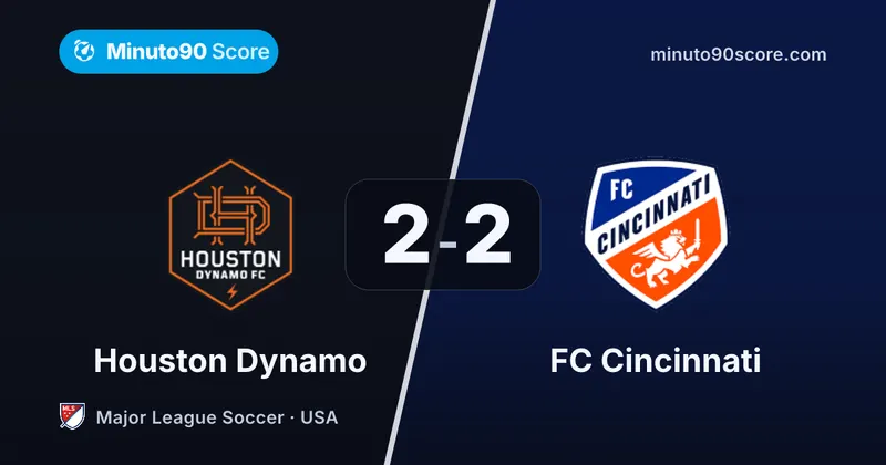 Article cover: Se salvó en el último suspiro: Cincinnati empató 2-2 con un penal en el 90+7'