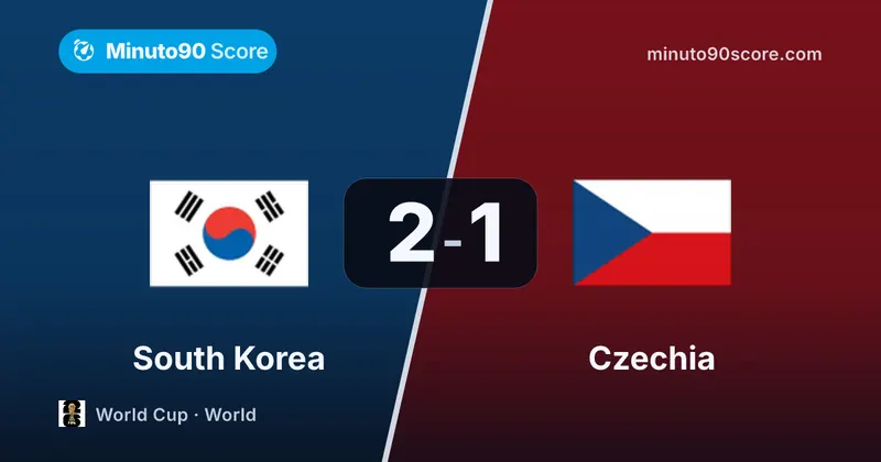 Article cover: Hwang In-beom shines as South Korea starts with victory in World Cup debut
