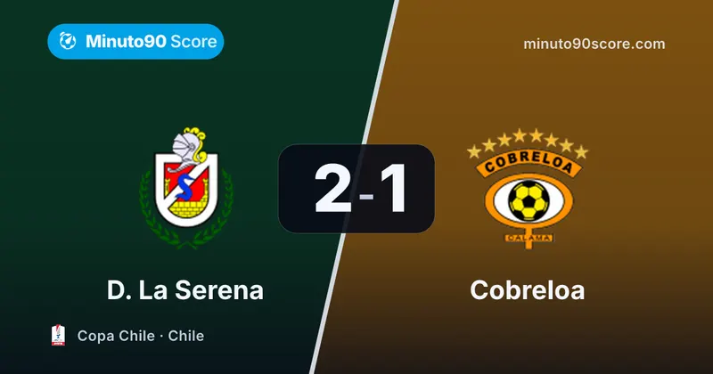 Article cover: D. La Serena clings to victory, but the 2-1 raises doubts