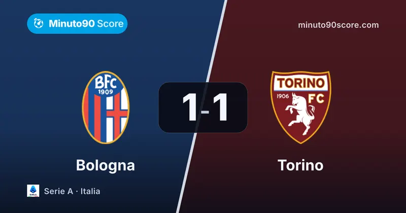 Portada de la nota: Dominó la pelota, no el área: Torino mandó sin filo y Bologna lo igualó en el tablero