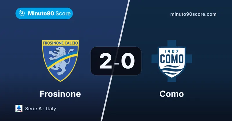 Article cover: Palmisani apagó a Como y le dio a Frosinone tres puntos con sello europeo