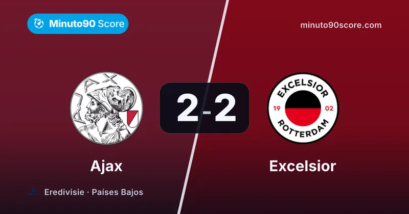 Portada de la nota: Brandt fue la figura y Ajax resignó dos puntos en casa (2-2)