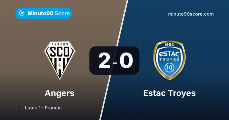 Portada de la nota: Mandó la pelota, no los tiros: Angers ganó 2-0 y se llevó un clásico incómodo