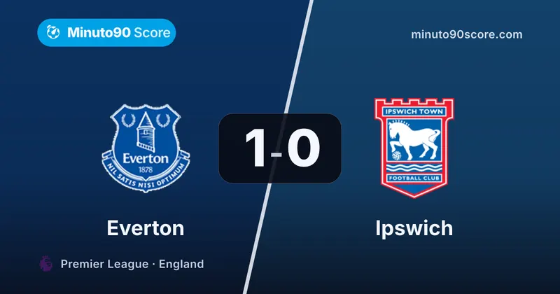 Article cover: Tarkowski mandó sin marcar y el Everton aseguró el 1-0 que ordena su arranque
