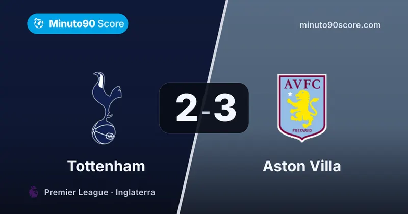 Portada de la nota: El gol del 90+8' no cambió la verdad: Aston Villa hizo 3 con 1.17 de xG y ganó 3-2