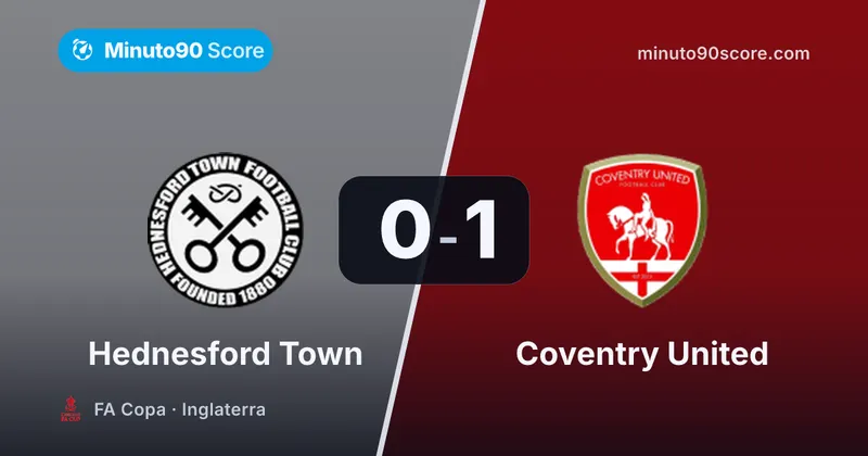Portada de la nota: La otra cara en casa: Hednesford Town cayó 0-1 y quedó fuera de la FA Copa