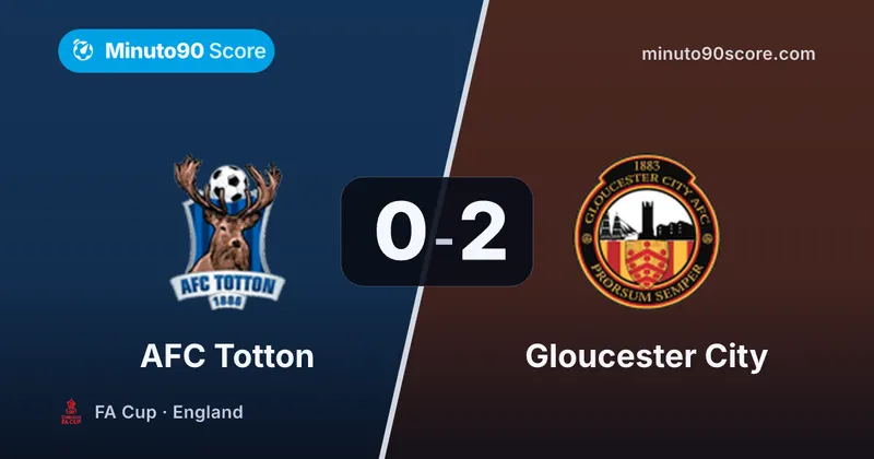Article cover: Con oficio y arco en cero, Gloucester City resolvió la llave y dejó a AFC Totton fuera