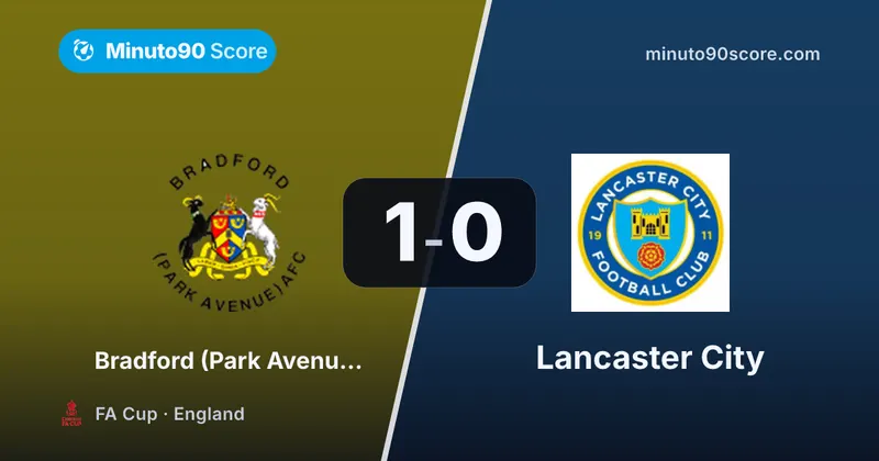 Article cover: La solidez defensiva le bastó a Bradford (Park Avenue) para avanzar en la FA Copa